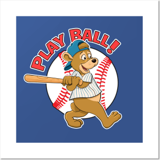 Play Ball!  Cubs Baseball Mascot Posters and Art